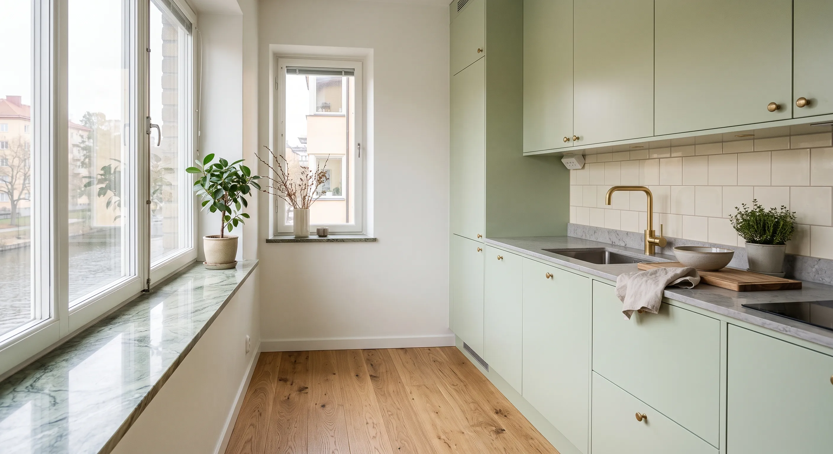 Totalrenovering av funkistvåa, efter renovering